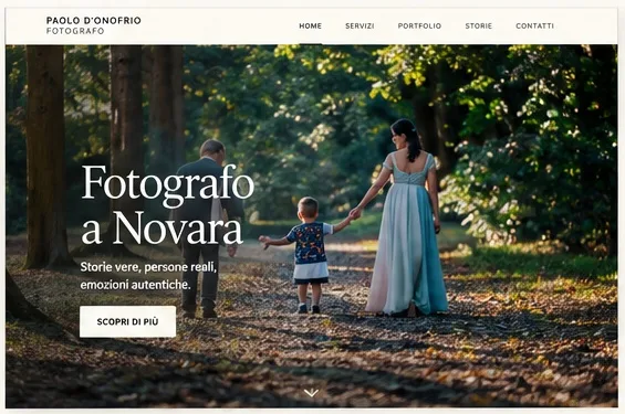 Home del progetto Paolo D’Onofrio.