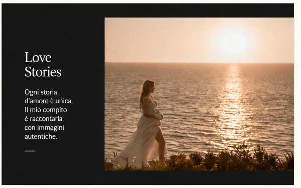 Sezione Love Stories del sito Paolo D'Onofrio