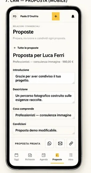 Preparazione e condivisione di una proposta