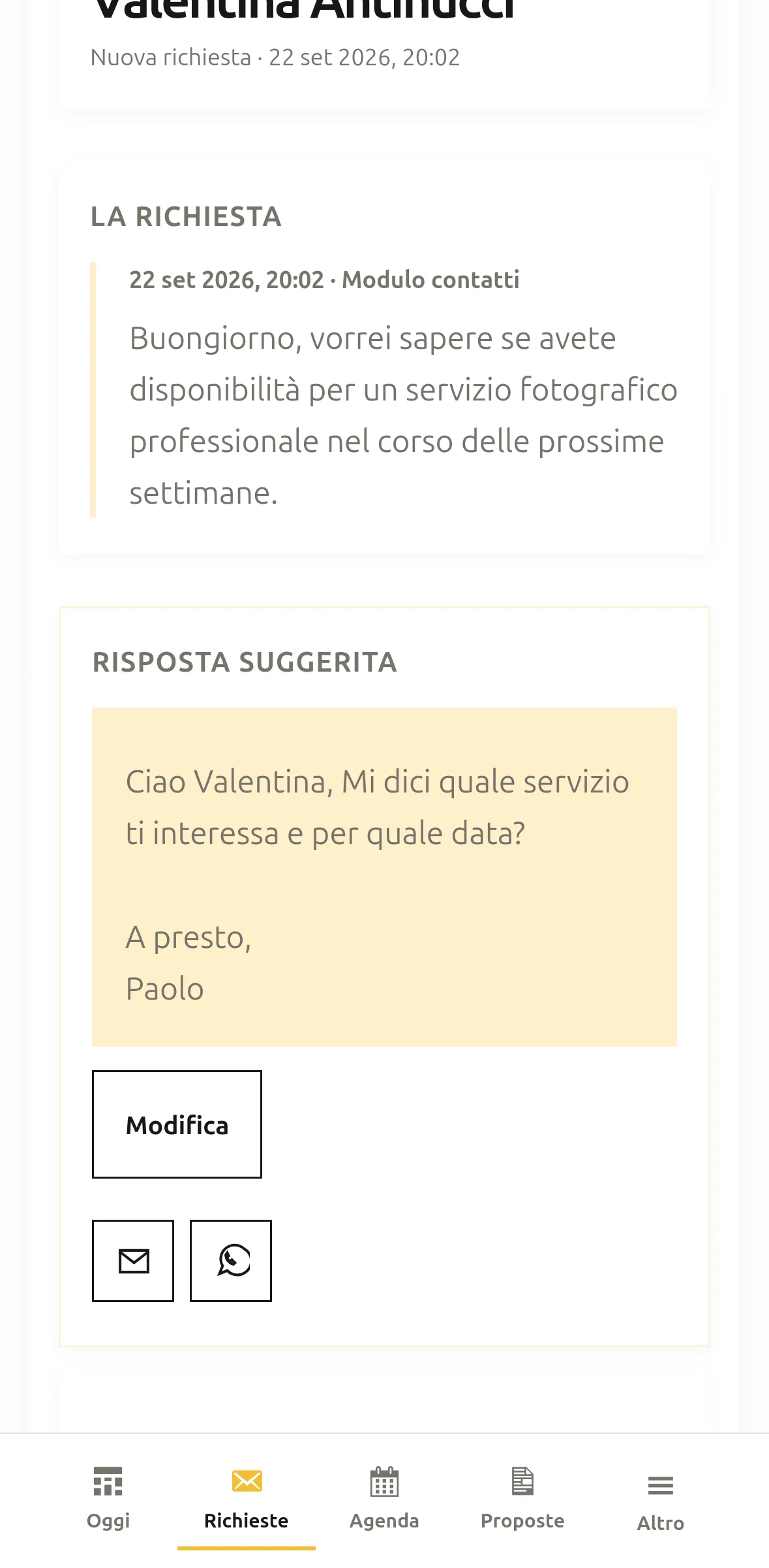 Risposta approvata dal professionista